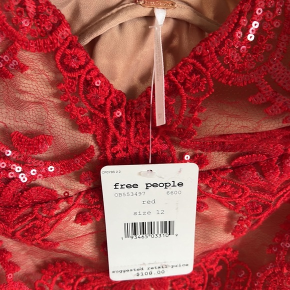 Free People | Night Shimmer Mini Dress - Picture 7 of 7